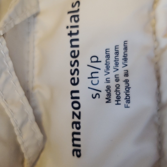 Puffer Vest, Size Small, Cream - Picture 6 of 7